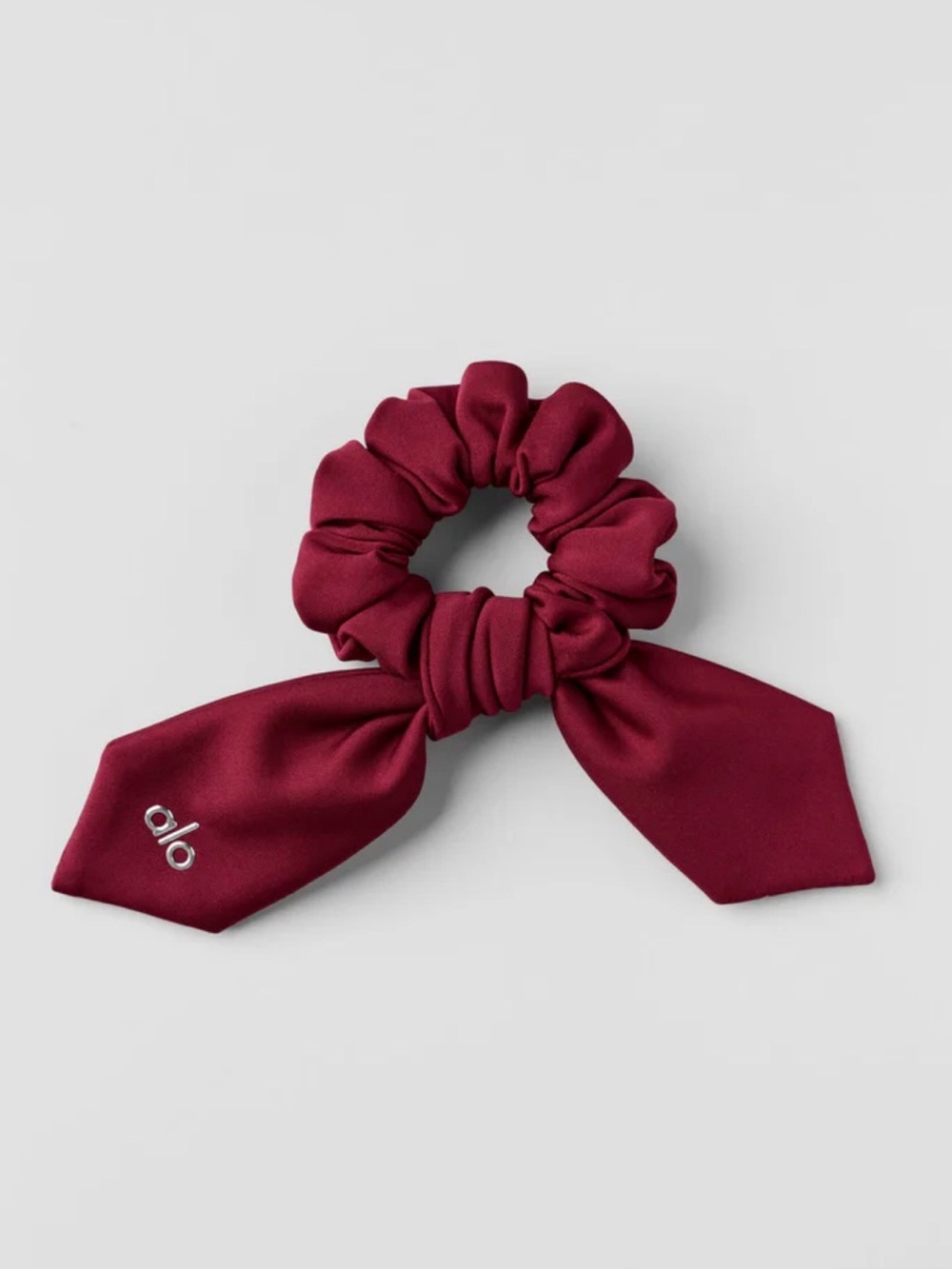 ALO Yoga Summer Romance Red Airlift Rhythm Scrunchie - NEW IN PACKAGING